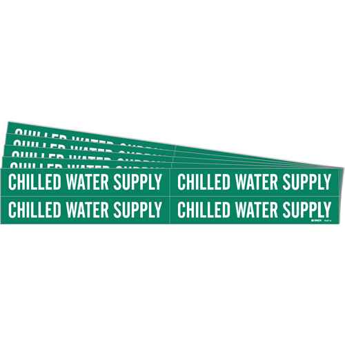 [SH607] "Chilled Hot Water" Pipe Markers (SH607)