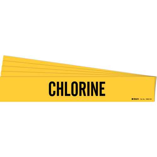 [SH609] "Chlorine" Pipe Marker (SH609)