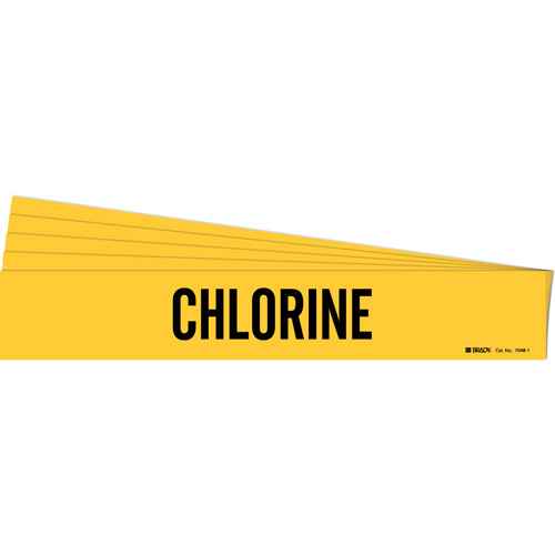 [SH610] "Chlorine" Pipe Marker (SH610)