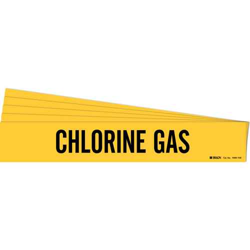 [SH613] "Chlorine Gas" Pipe Marker (SH613)