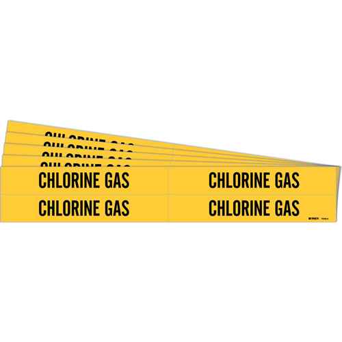 [SH615] "Chlorine Gas" Pipe Markers (SH615)