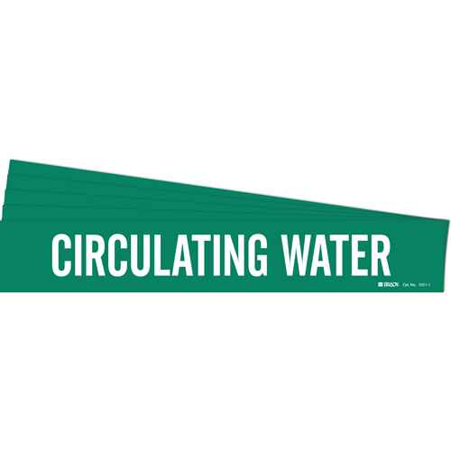 Marqueur de tuyau «Circulating Water» (SH622)