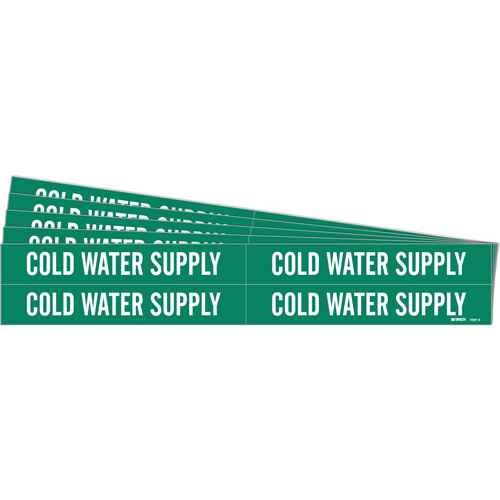 [SH647] "Cold Water Supply" Pipe Markers (SH647)