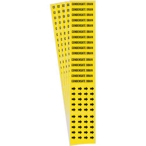 [SH668] "Condensate Drain" Pipe Markers (SH668)