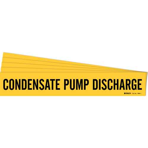 [SH674] "Condensate Pump Discharge" Pipe Marker (SH674)