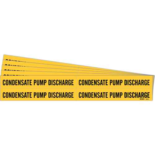 [SH675] "Condensate Pump Discharge" Pipe Markers (SH675)