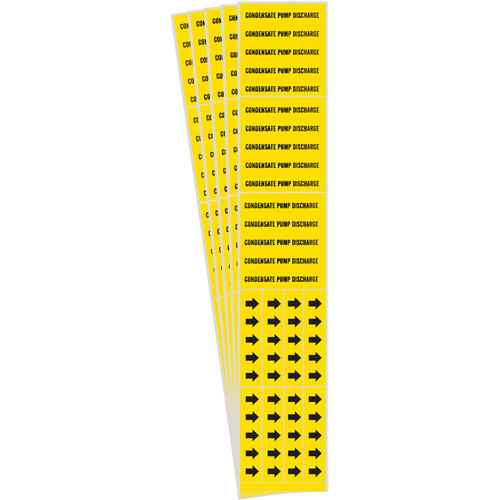 [SH676] "Condensate Pump Discharge" Pipe Markers (SH676)