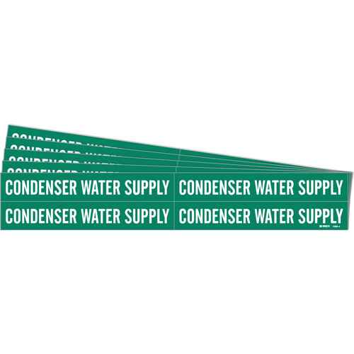 [SH695] "Condenser Water Supply" Pipe Markers (SH695)