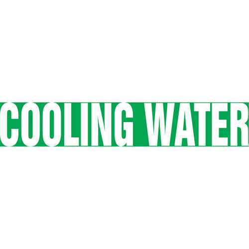 [SH698] Marqueurs de tuyau "Cooling Water" (SH698)