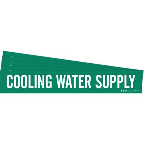 [SH705] Marqueur de tuyau «Cooling Water Supply» (SH705)