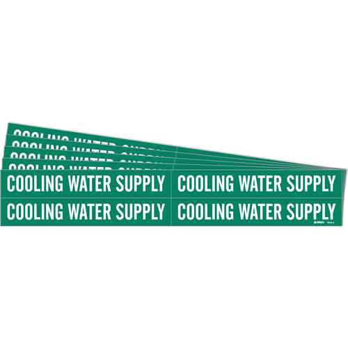 [SH707] Marqueurs de tuyau «Cooling Water Supply» (SH707)