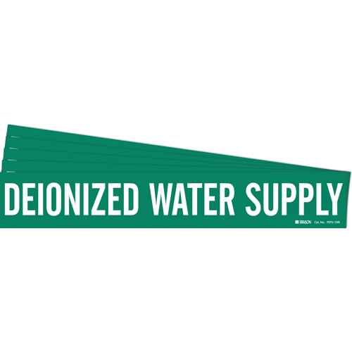 [SH717] "Deionized Water Supply" Pipe Marker (SH717)