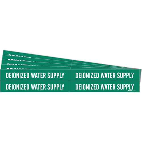 [SH719] "Deionized Water Supply" Pipe Markers (SH719)