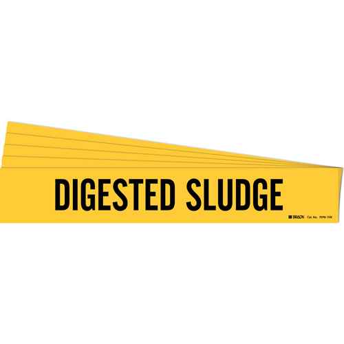[SH721] "Digested Sludge" Pipe Marker (SH721)