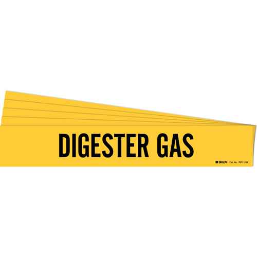 [SH725] "Digester Gas" Pipe Marker (SH725)