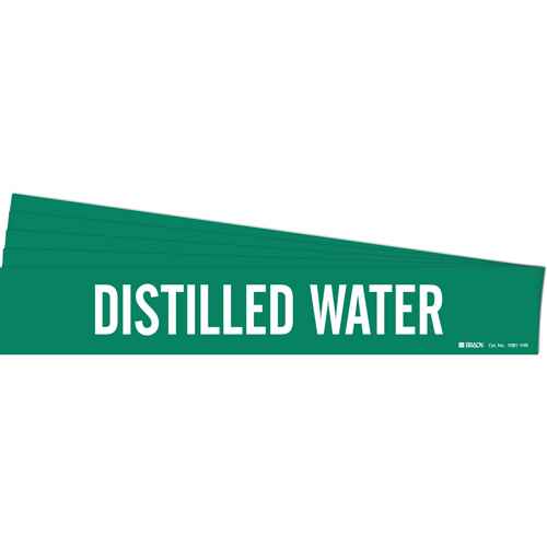 [SH741] "Distilled Water" Pipe Marker (SH741)