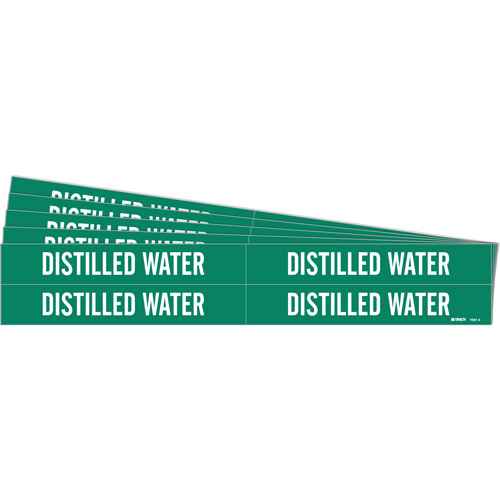 [SH743] "Distilled Water" Pipe Markers (SH743)