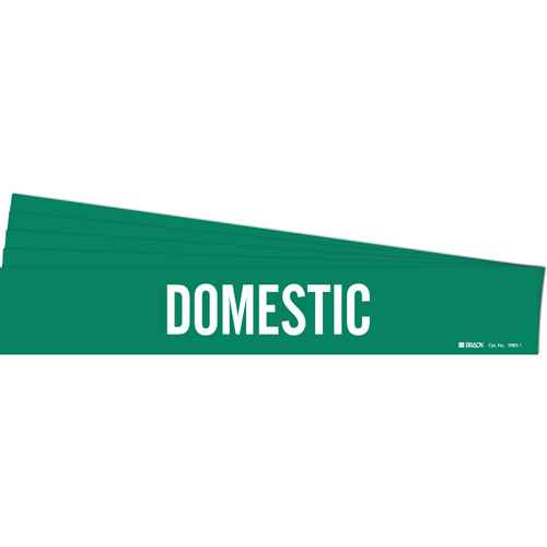 [SH750] "Domestic" Pipe Marker (SH750)