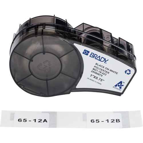 Étiquettes polyvalentes avec ruban pour environnements hostiles (SHB021)