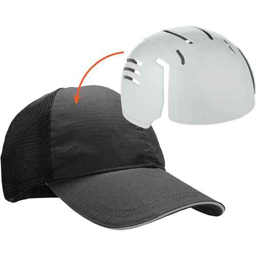 [SHB490] Skullerz 8946 Standard Baseball Cap with Bump Cap Insert (SHB490)