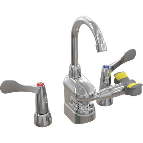 Swing-Activated Faucet/Eyewash with Wristblade Faucet Valves (SHB554)