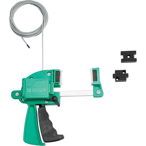 Verrou de câble à pince vert (SHB865)