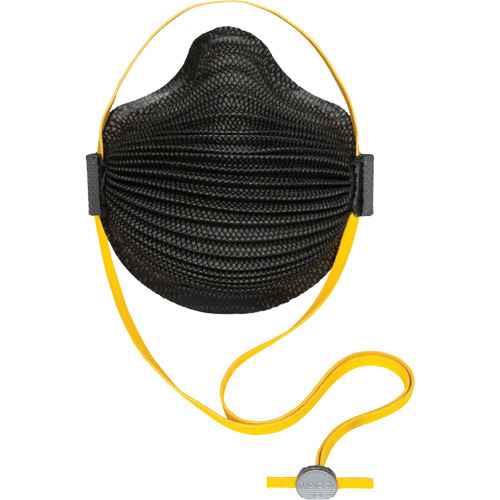 [SHB890] Masques jetables AirWave de la série M noirs avec SmartStrap(MD) et bride complète en mousse (SHB890)