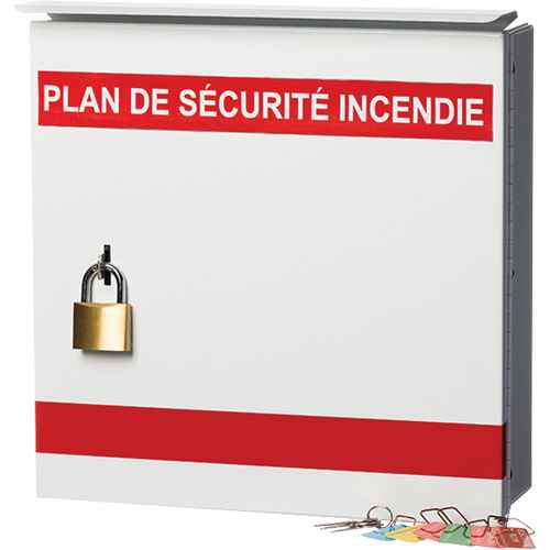[SHC410] Boîte pour plan de sécurité en cas d'incendie (SHC410)
