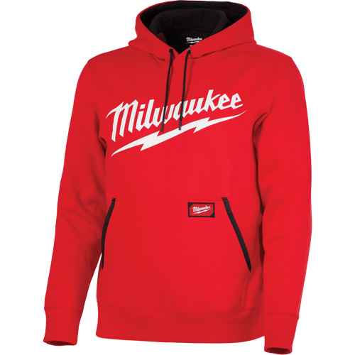 [SHC488] Chandail à capuchon de poids moyen avec logo Milwaukee(MD) (SHC488)