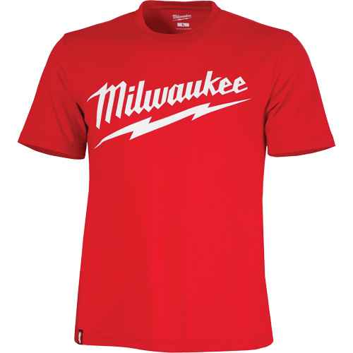[SHC491] Heavy-Duty Short-Sleeved T-Shirt with Milwaukee® Logo (SHC491)