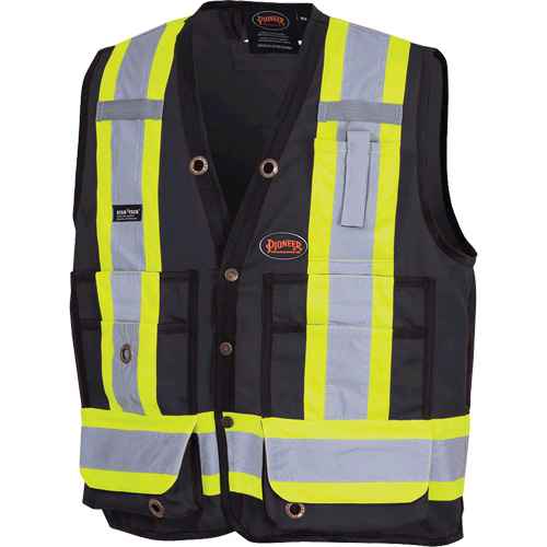 [SHC625] 6692BK Veste de sécurité pour arpenteur (SHC625)