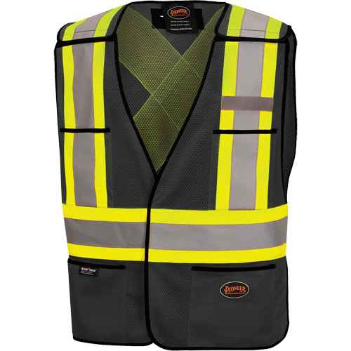 [SHC727] 6927BK Tear-Away Safety Vest (SHC727)