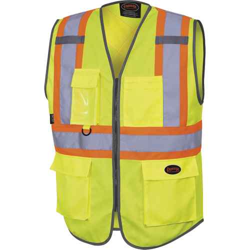 [SHC816] 6959 Zip-Front Safety Vest (SHC816)