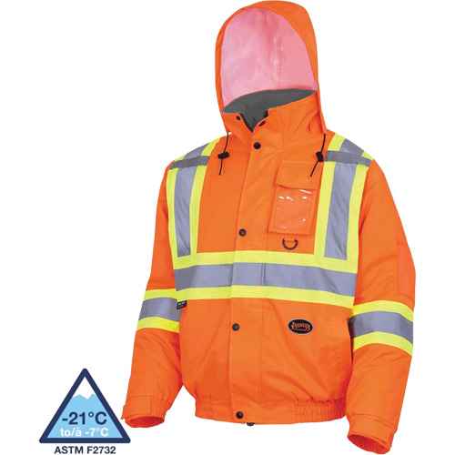 5032 Veste aviateur de sécurité imperméable et matelassée pour l'hiver (SHD453)