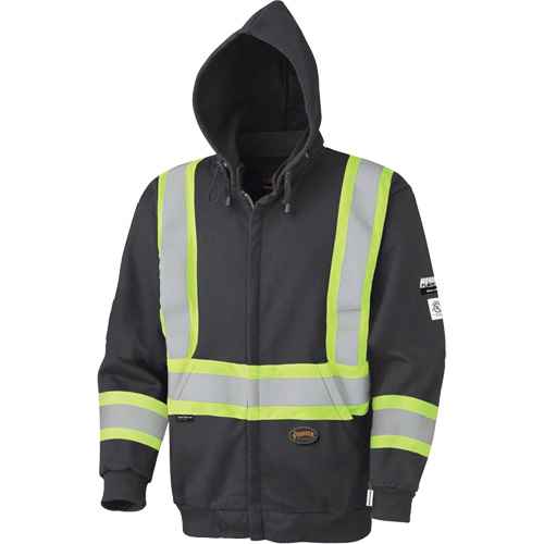 [SHE320] 337SF Chandail à capuche de sécurité ignifugé avec fermeture à glissière (SHE320)