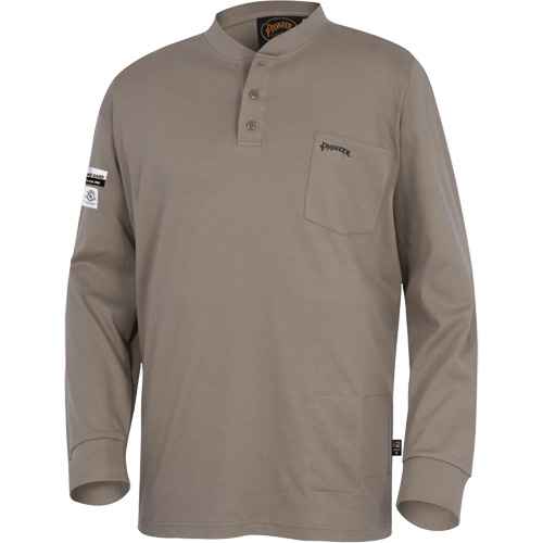 331 Chandail Henley en tricot interlock ignifuge (SHE328)