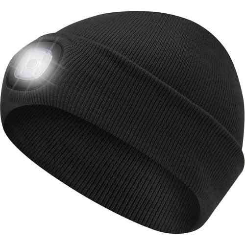 5678 Tuque en tricot avec lampe frontale à DEL (SHE586)