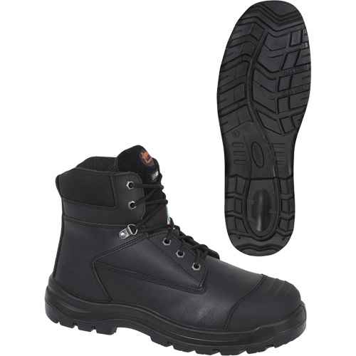 1025 Bottes de travail 6" noires (SHE607)