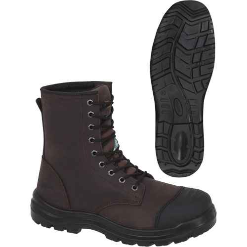 1028 Bottes de travail 8" marron (SHE622)