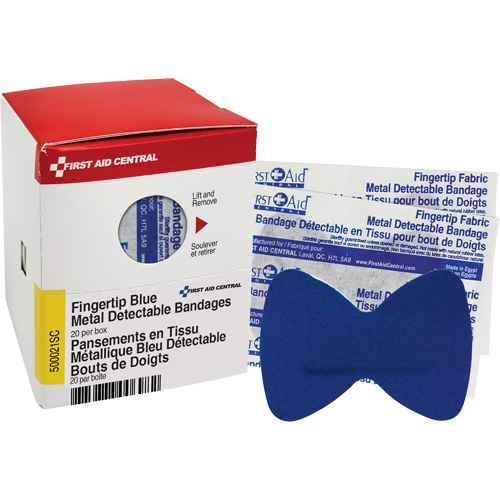 [SHE880] Fingertip Blue Detectable Bandages (SHE880)