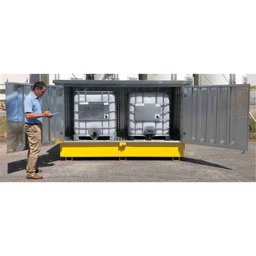 [SHF457] Ultra-Twin IBC en acier avec couvercle rigide (SHF457)