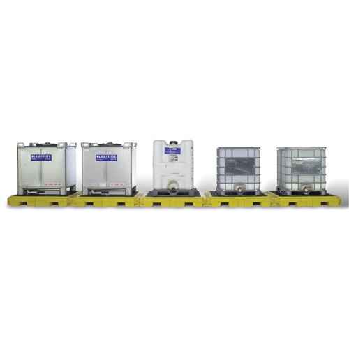 [SHF461] Indoor 5-Tank Ultra-Modular IBC Spill Pallet (SHF461)