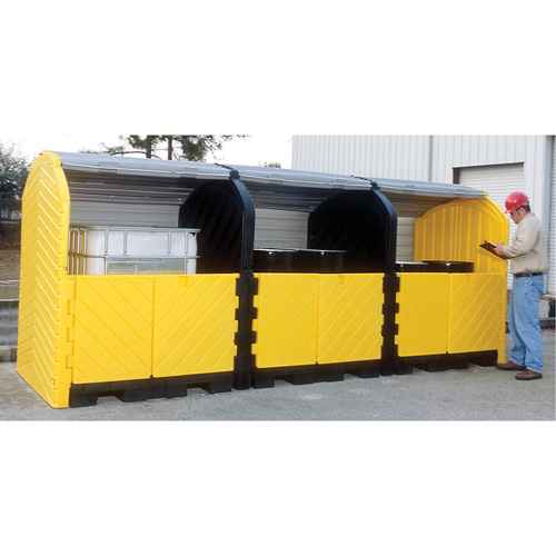 [SHF463] Outdoor 3-Tank Ultra-Modular IBC Spill Pallet (SHF463)