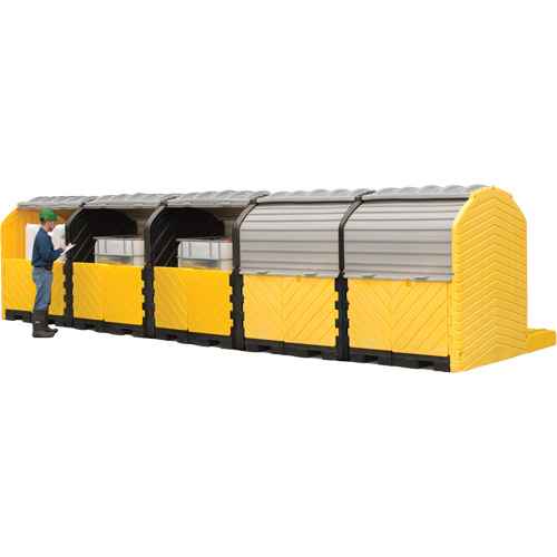 [SHF465] Outdoor 5-Tank Ultra-Modular IBC Spill Pallet (SHF465)