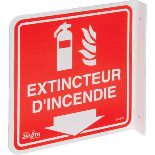 [SHG576] Enseigne à projection sur 90° «Extincteur d'incendie» (SHG576)