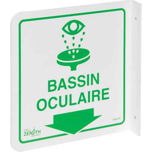 [SHG579] Enseigne à projection sur 90° « Bassin Oculaire » (SHG579)