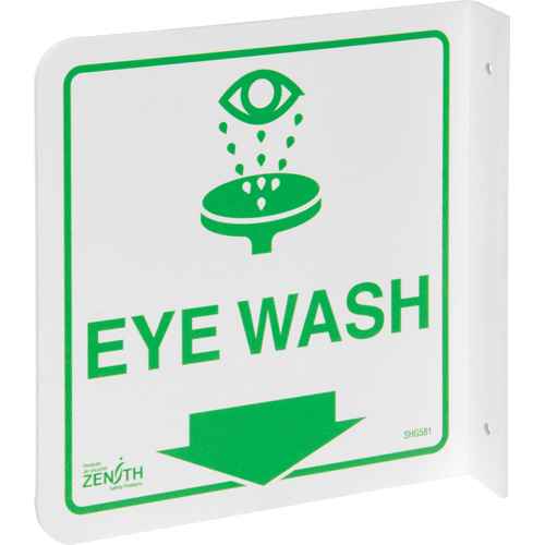 [SHG581] 90° Projecting "Eye Wash" Sign (SHG581)