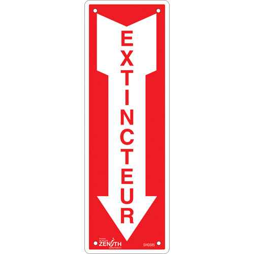 [SHG585] "Extincteur" Sign (SHG585)