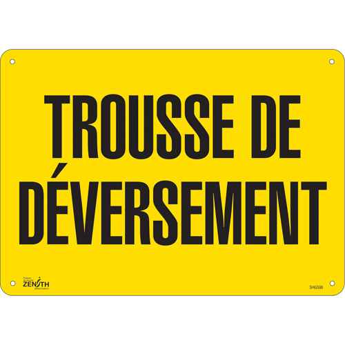 [SHG598] "Trousse de déversement" Sign (SHG598)