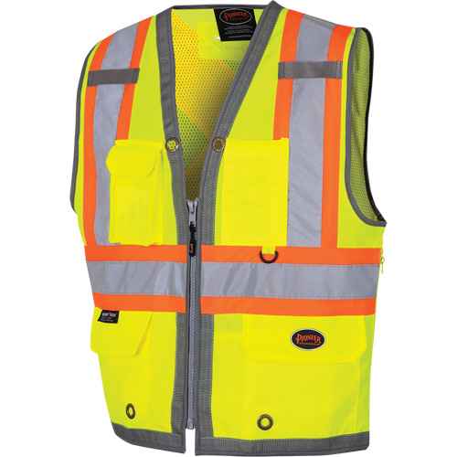 [SHH971] 6673 Mesh-Back Zip-Front Surveyor's Vest (SHH971)